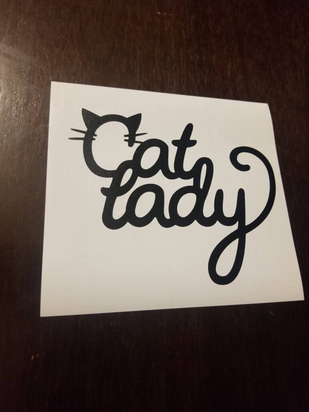 Cat Lady Decal Etsy