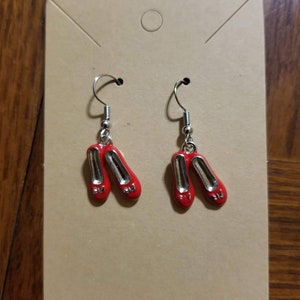 Red Slipper Earrings