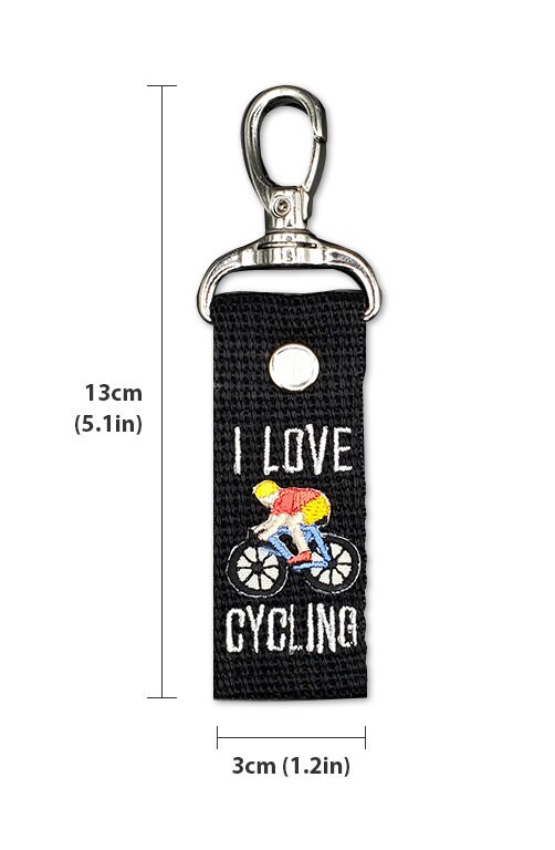 Cycling Embroidery Name Tag / Cycling Lover / Initial / Etsy