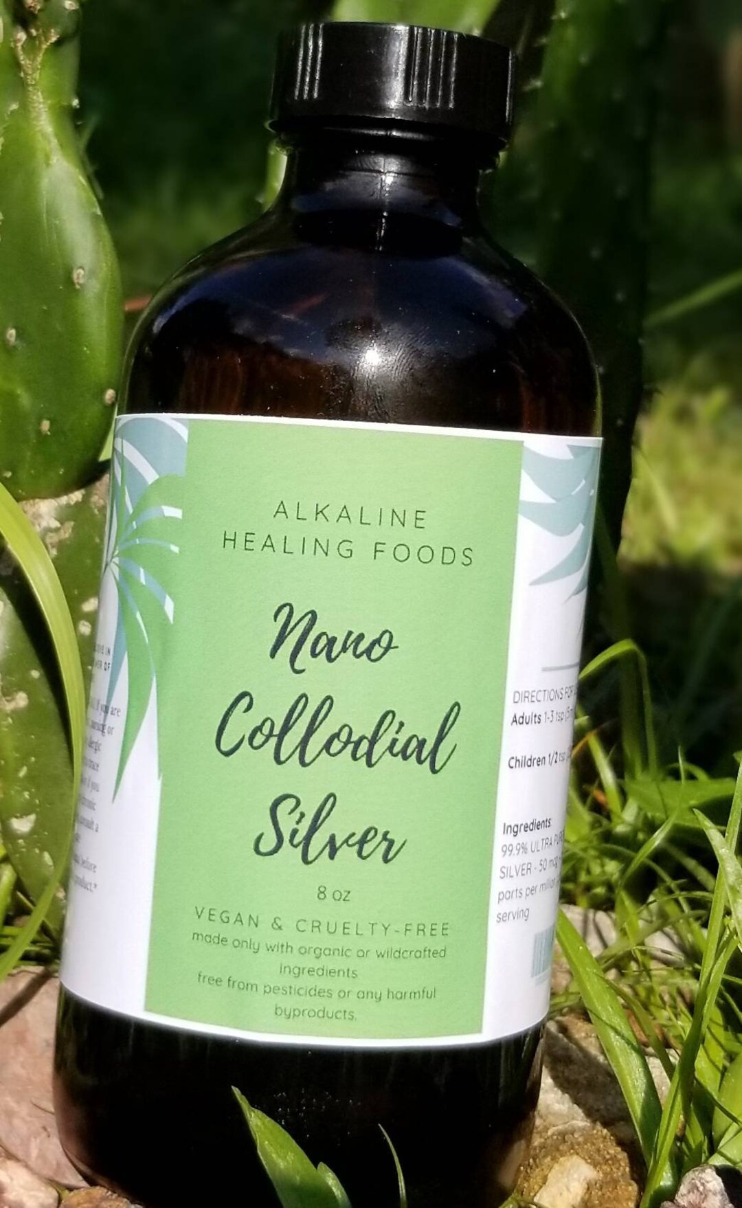 Nano Colloidal Silver 20 Nanometer PPM made With Ultrasound Technology