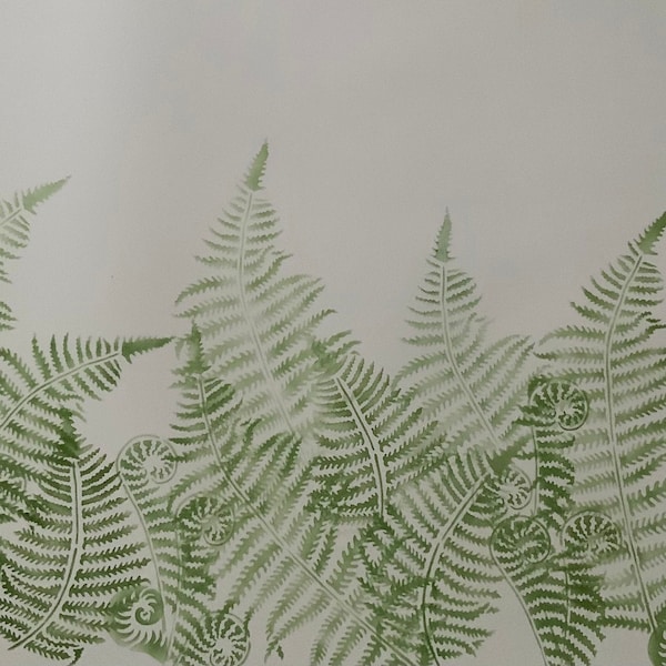 Fern Botanical Stencil