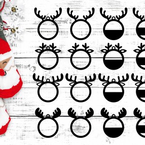 Reindeer SVG, 2021 Christmas Ornaments svg, eps, ai, jpg, png, pdf #67