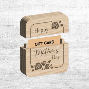 Titular de la tarjeta de regalo del día de la madre SVG