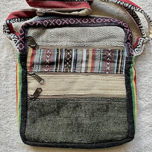 Hemp Messenger Crossbody Bag | Eco Friendly & Light | Free Shipping