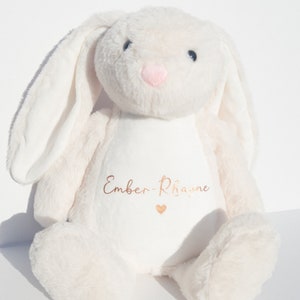 Personalised Rabbit Teddy gift large 42cm image 5