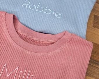 Personalised loungewear | outfit | Embroidered