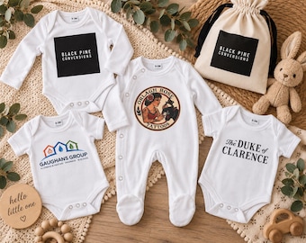 Custom Baby Bodysuit & Sleepsuit | Your Logo, Photo or Design
