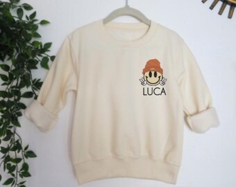 Smiley face jumper | embroidery | Custom | personalised