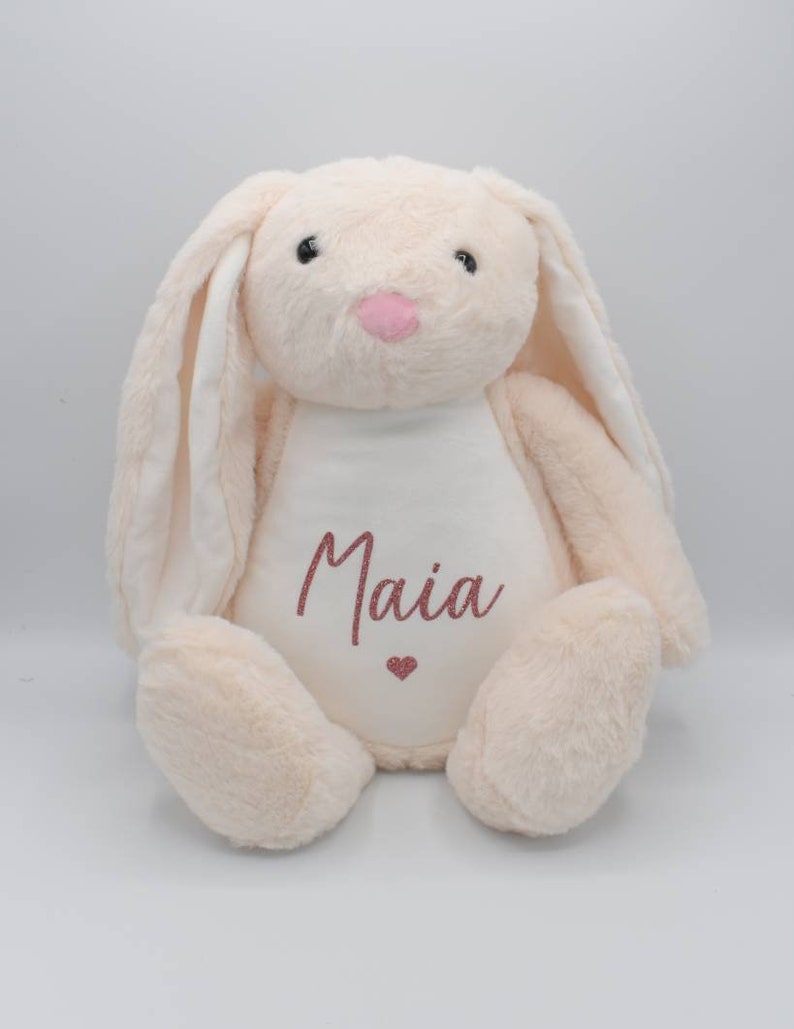 Personalised Rabbit Teddy gift large 42cm image 6