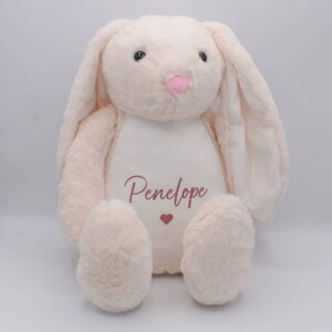 Personalised Rabbit Teddy gift large 42cm image 7