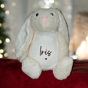 Personalised Rabbit Teddy gift large 42cm image 10