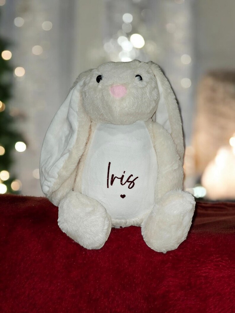 Personalised Rabbit Teddy gift large 42cm image 10
