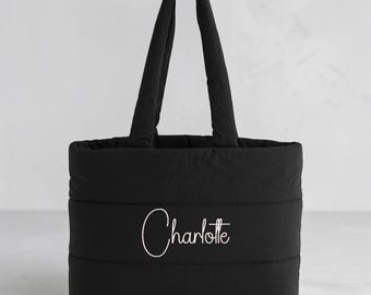Custom Quilted Tote Bag
