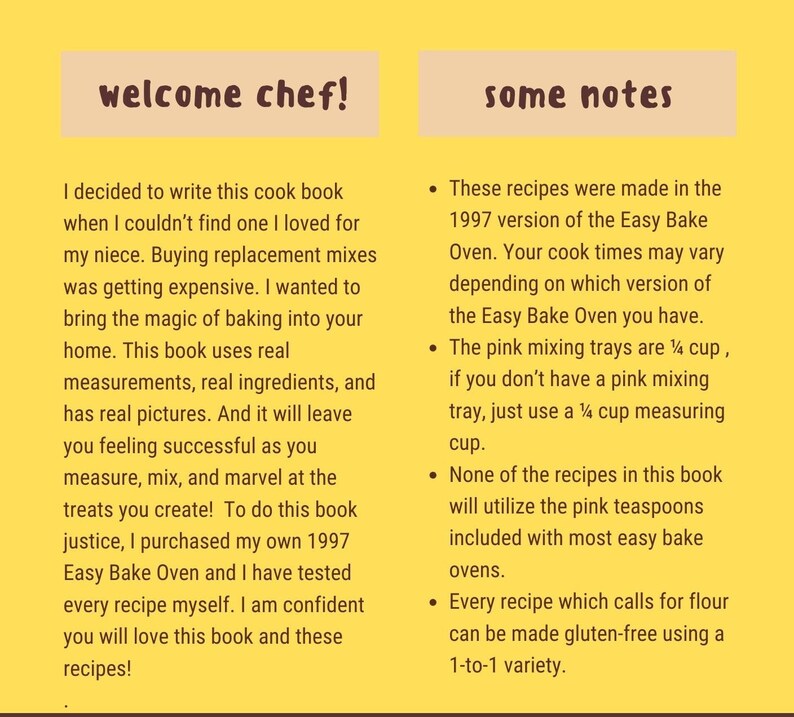 The Best Easy Bake Cookbook Ever Measure Mix and Make Etsy