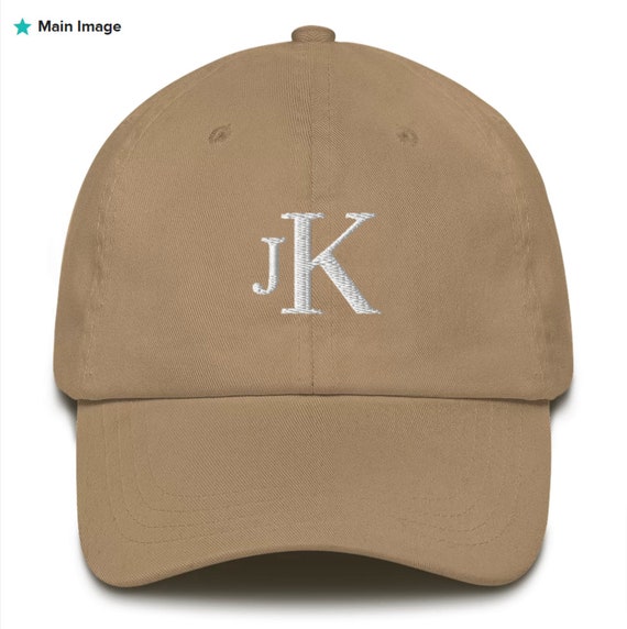 Calvin Embroidery Jungkook Etsy Hat Unstructured - Klein White I JK Embroidered With Hat Black/navy/khaki CK Jungkook Dad X