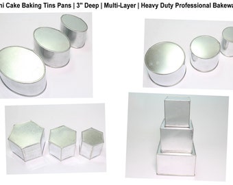 Mini Shapes Novelty Cake Baking Tins Pans Bakeware Professional