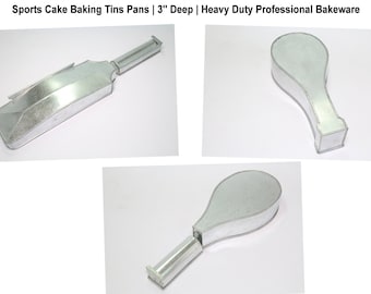 Sports Game Gear Equipment Novelty Cake Baking Tins Pans Bakeware Professional