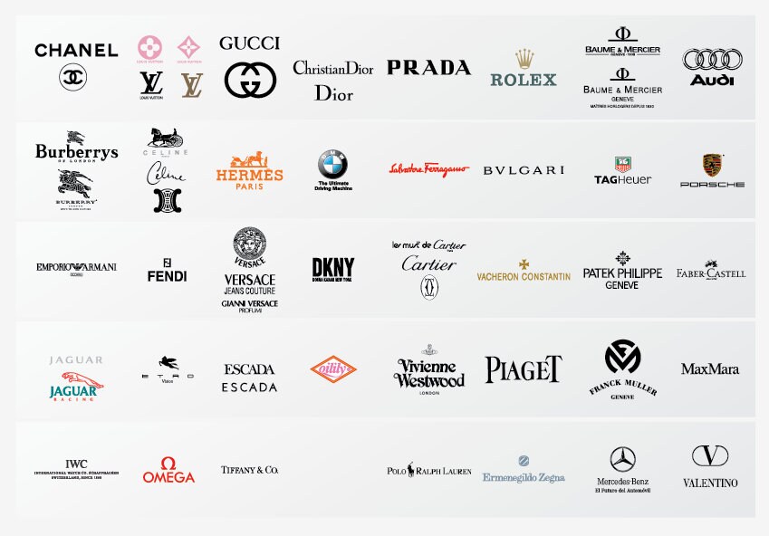 Luxury brand logo illust ai file | Etsy