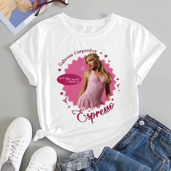 Camiseta Graphic Tee Tshirt Sabrina Carpenter Short Sweet - Escorrega O - Foto 8