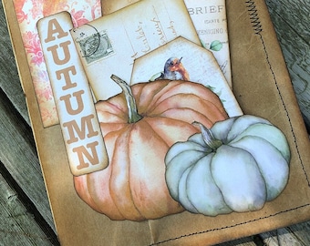 Fall Junk Journal Kit, Autumn Clipart and Journal Kit, Fall Ephemera Pack, Digital Ephemera, Autumn Style Thanksgiving Ephemera Packs