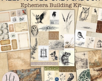 Field Notes Sketchbook Ephemera Building Kit