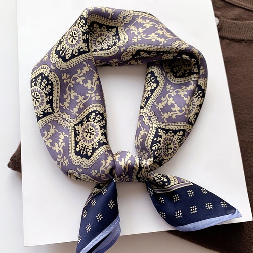Classic Boho 100% Silk Scarf Leaves Silk Bandana Silk Hair - Etsy Classic Boho 100% Silk Scarf Leaves Silk Bandana Silk Hair - Etsy
