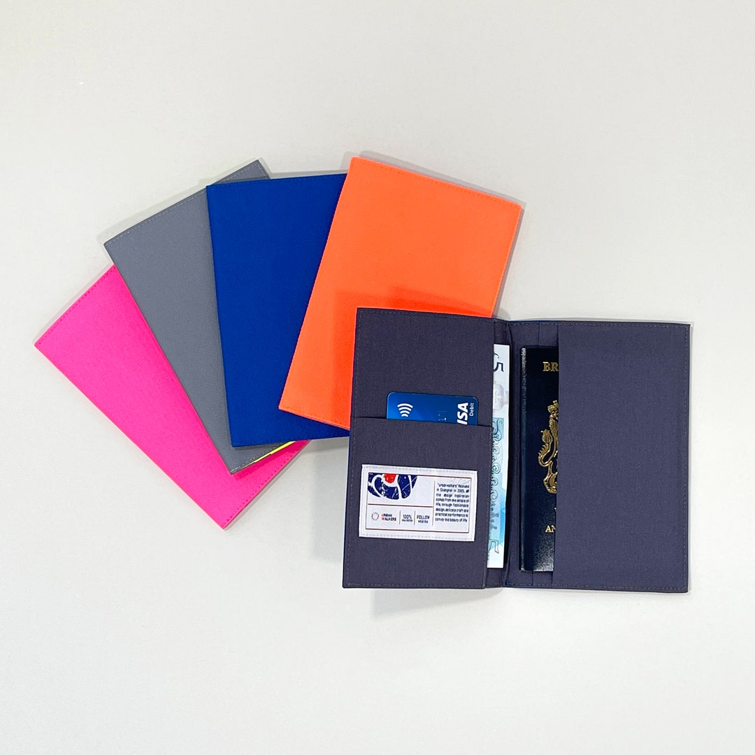 Recycled Vegan Passport Holder Waterproof Passport Cover Etsy