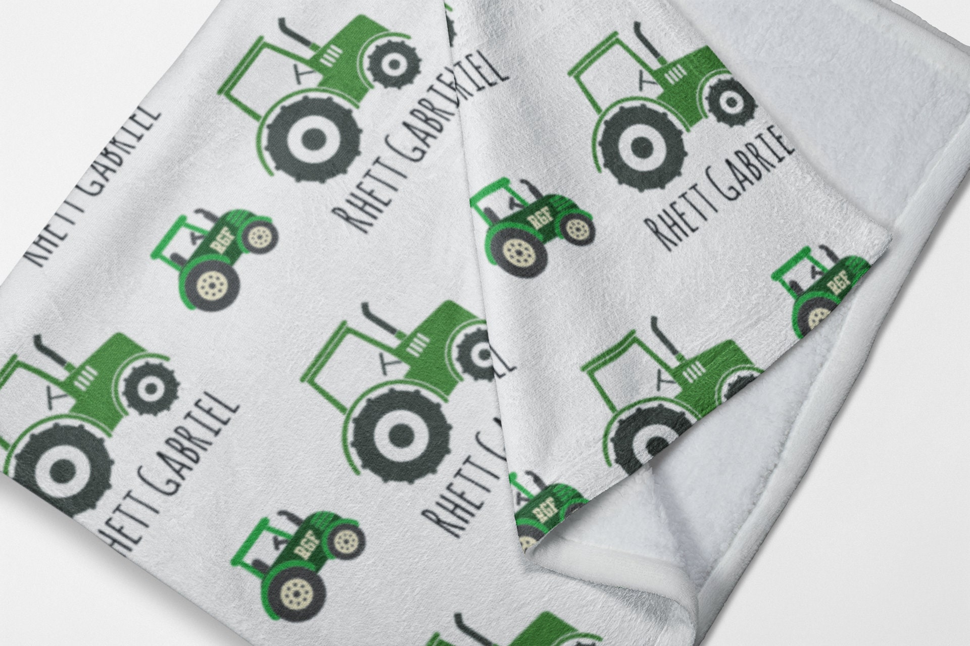 Custom Tractor Blanket Fast Shipping Made in USA Etsy