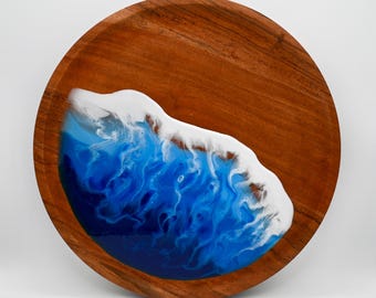 Resin Wave Lazy Susan