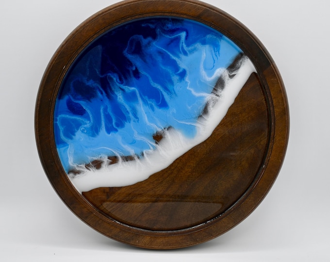 Resin Wave Lazy Susan