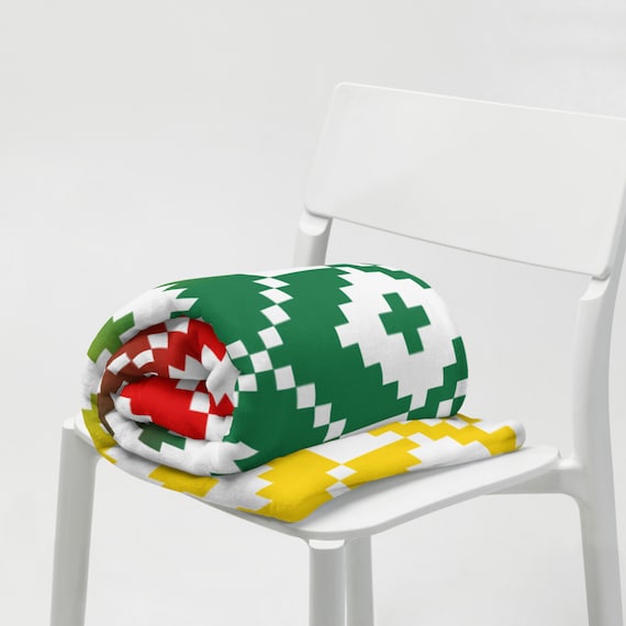 Throw Blanket Lietuva Colors Etsy