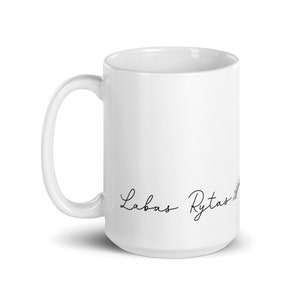 Labas Rytas Mug | Lithuanian Good Morning Mug | Labas Rytas | Custom Mug | Lithuanian Mug | Lithuania