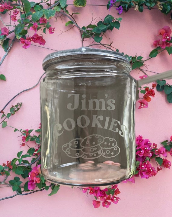 Personalized Cookie Jar-christmas Gift Idea-custom Cookie Jar-kitchen  Gift-teacher Gift-treat Storage-corporate Gift Idea SHIPS 24 HOURS 