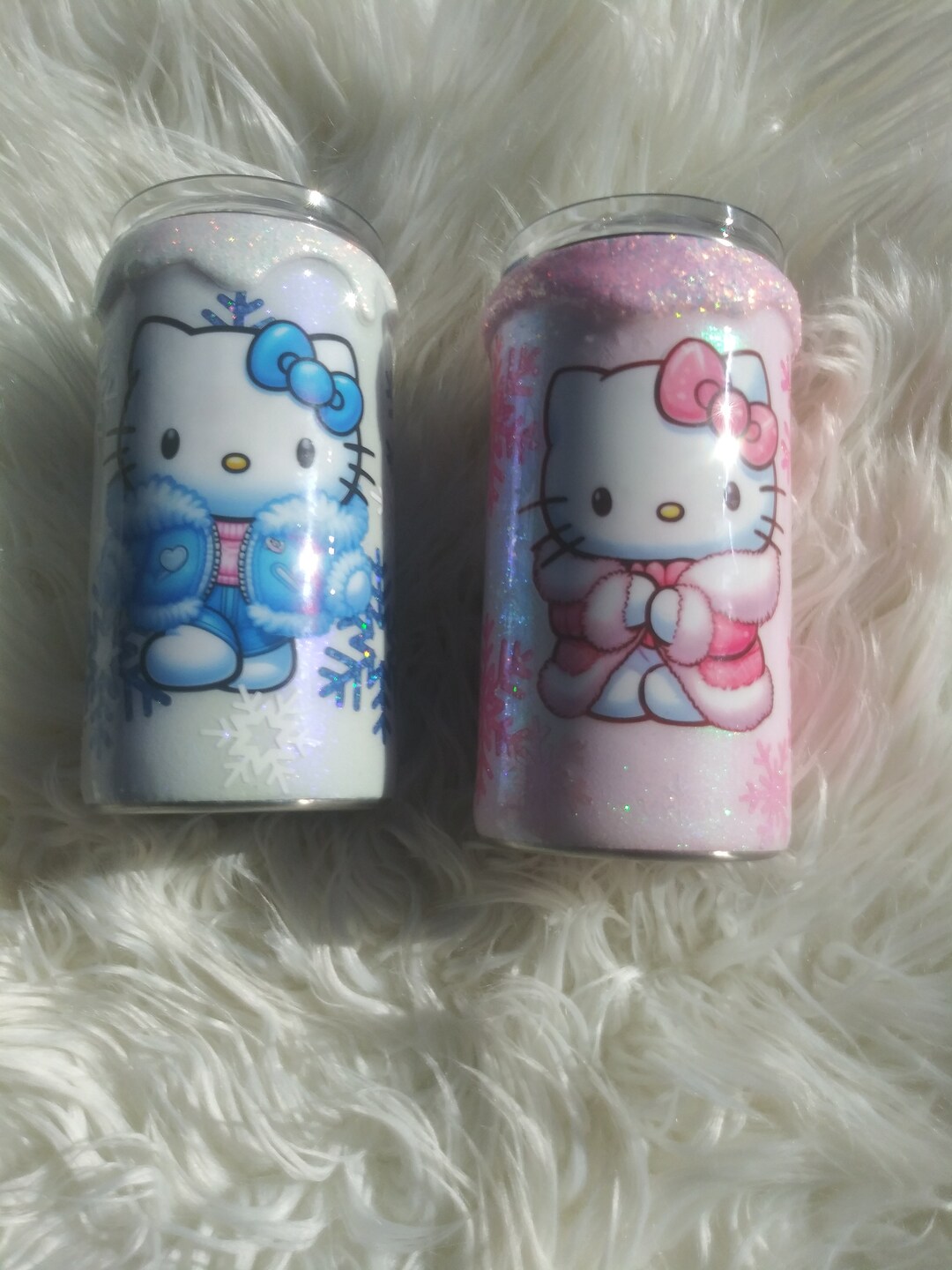 Hello Kitty Snowflake Peekaboo Etsy