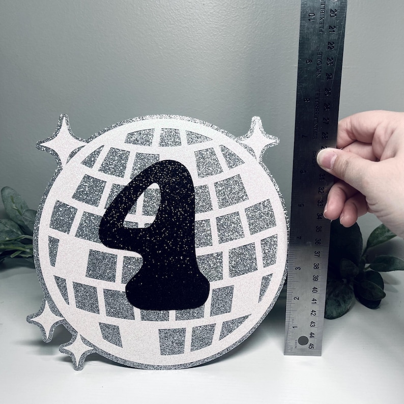 Disco Ball Table Numbers: Glitter Party Centerpieces - Etsy