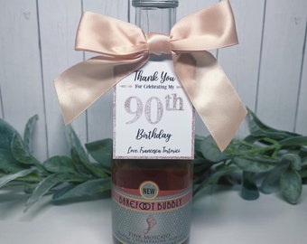 Personalized Birthday Favor Tags, Glossy Paper Party Favors