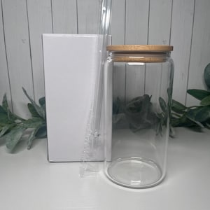 Blank 16oz Glass Can, Sublimation glass can, 16oz Glass Cup, Beer Can Glass, Glassware, Glass Can