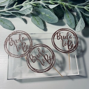 Bridal Shower Cupcake Topper | Bride To Be Cupcake topper | Bridal Shower Cupcake Topper | Bride To Be Decorations | Bridal Shower Decor