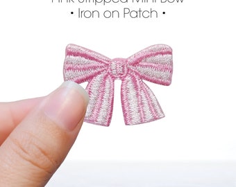 Pink Mini Bow | Embroidery Patch