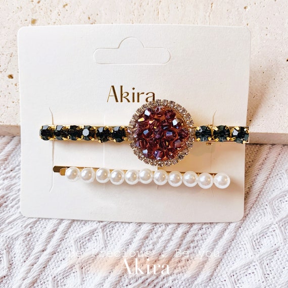 Korean crystal hair accessories deals