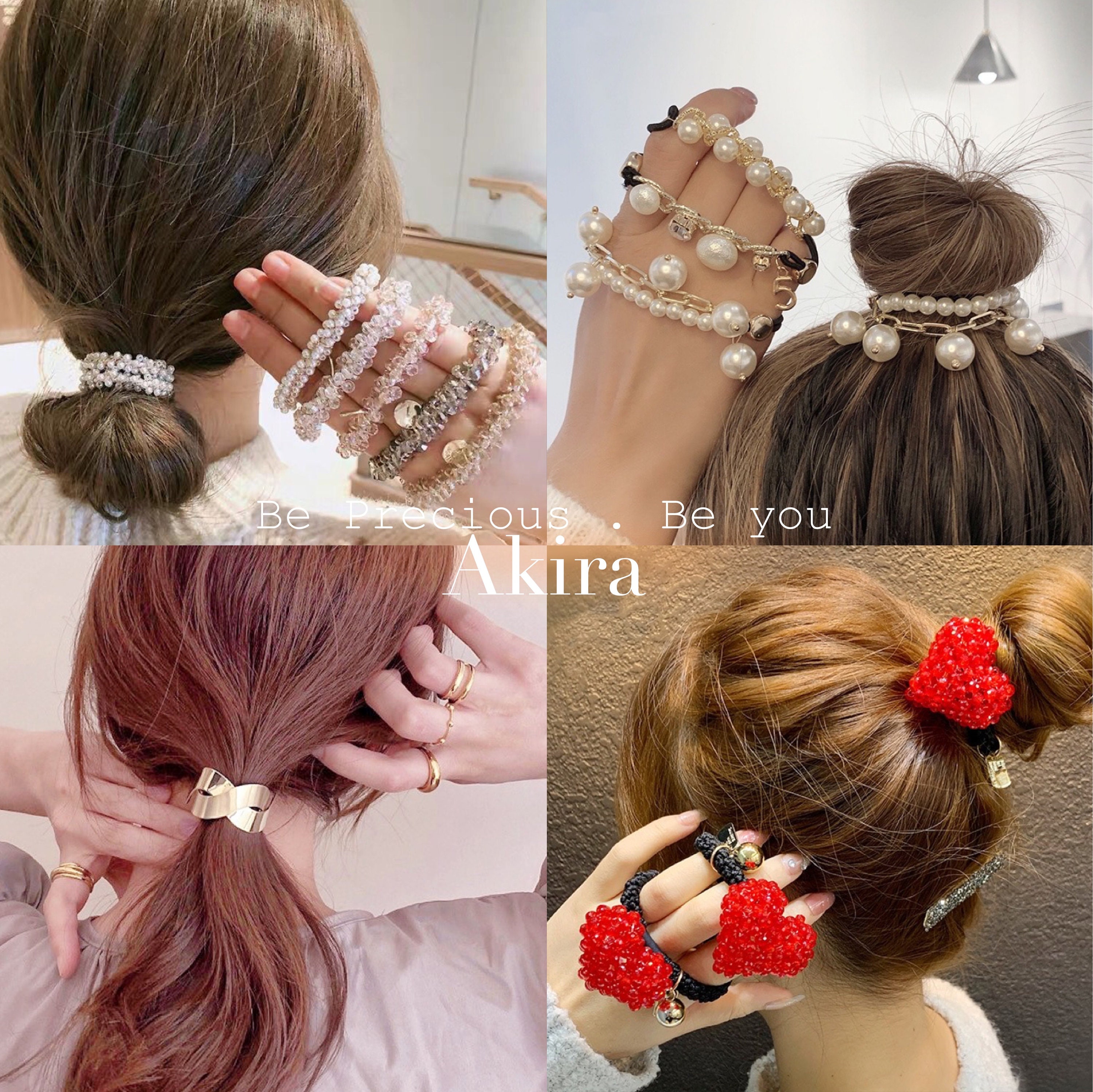 Korean hair ties deals
