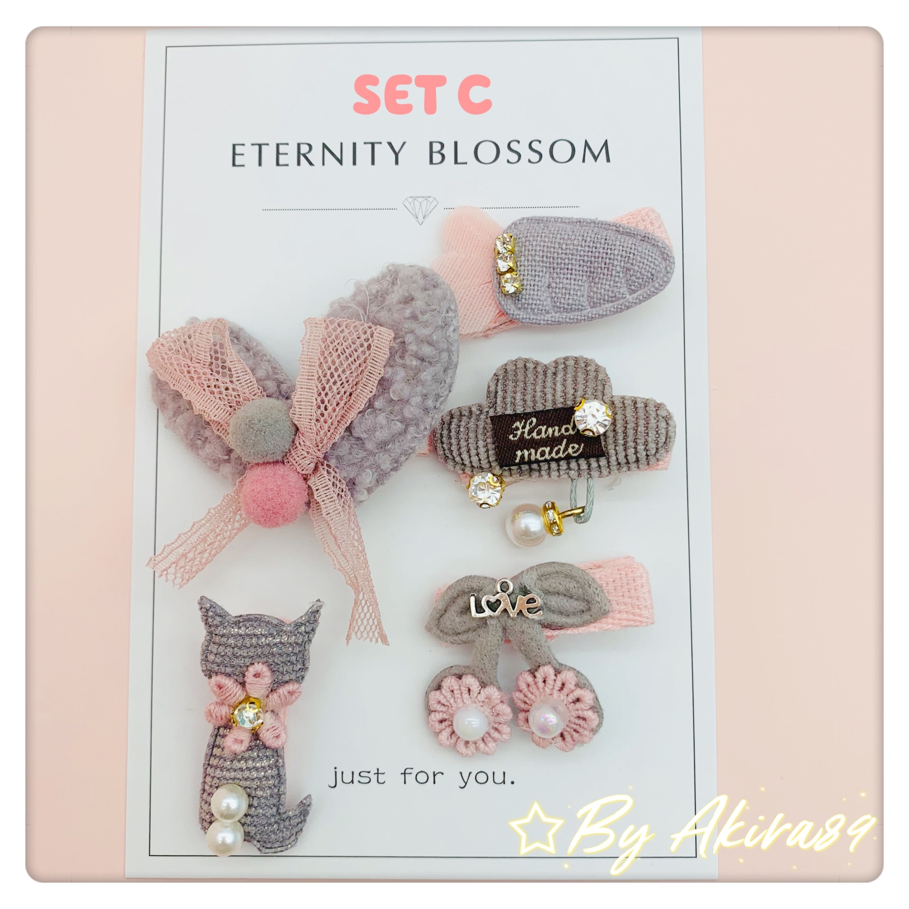 Cute Baby Hair Clips Set Handmade Baby Hair Clips Cute Etsy