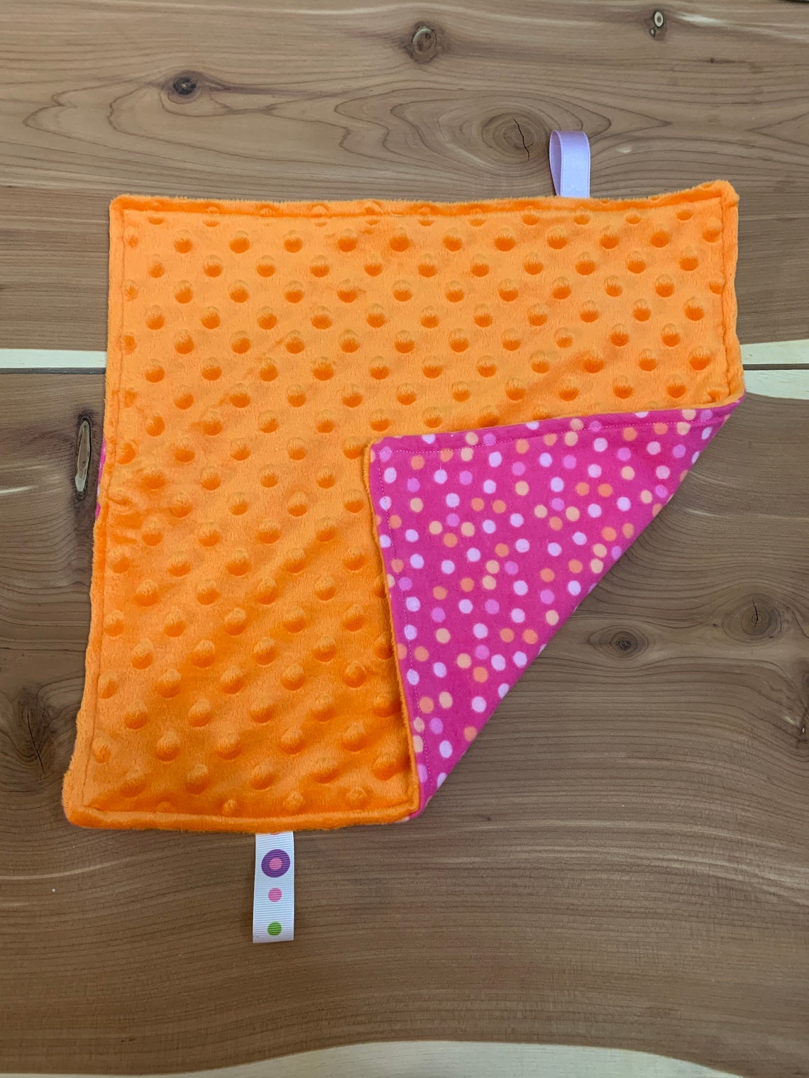 Girl Baby Lovey Blanket Baby Blanket Sensory Teething Etsy