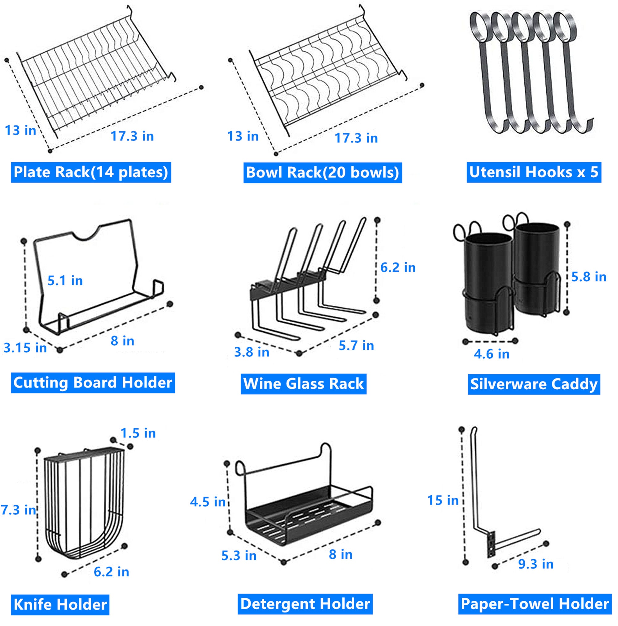 Dish Drying Rack Over the Sink Adjustable Length & Height. Etsy