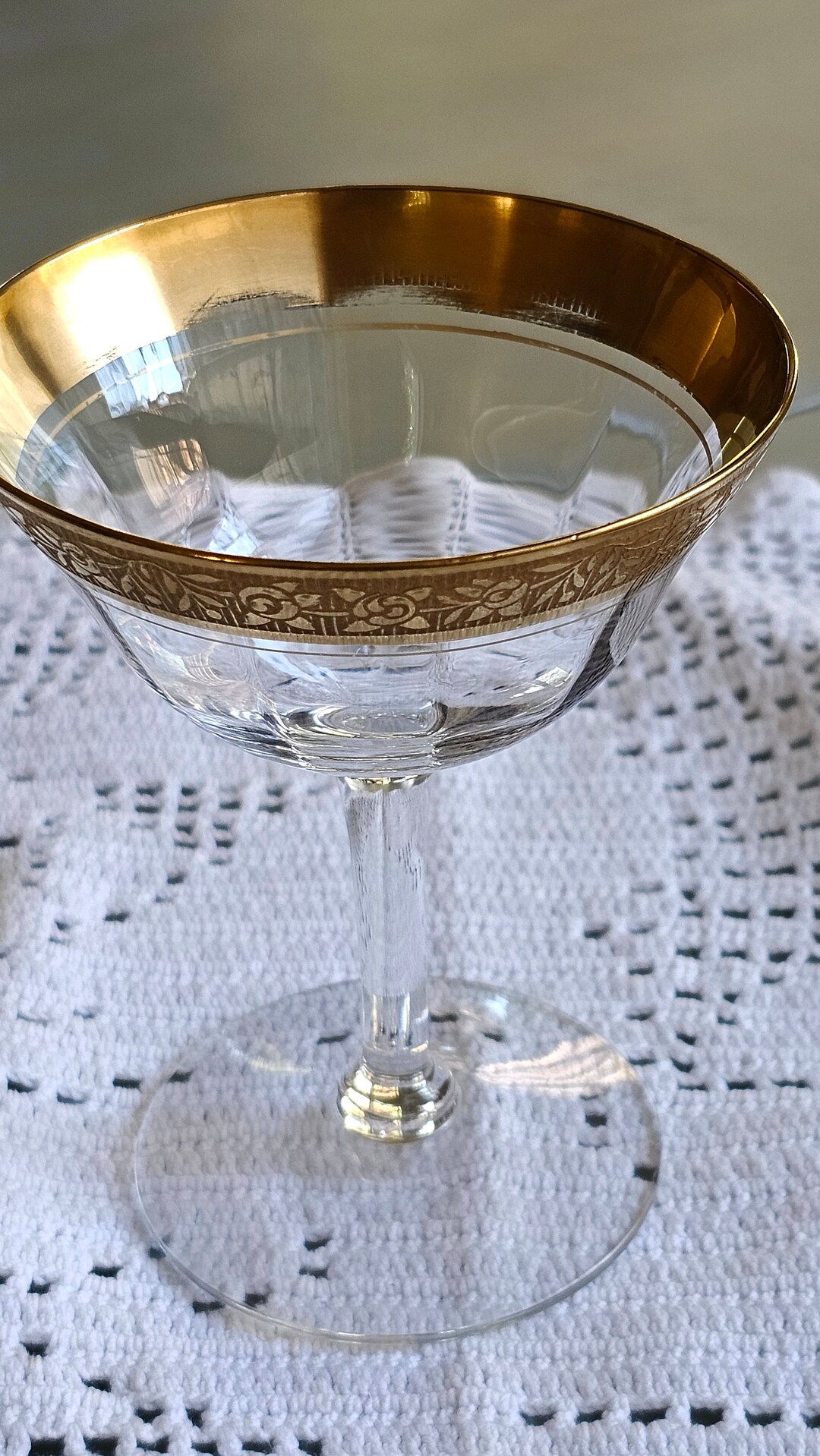 Vintage Tiffin Stemware minton pattern Gift Idea Wedding Gift Blown