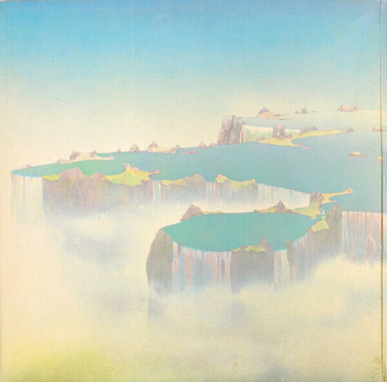 Close To The Edge Vg+ Vintage Vinyl Lp 1972 Atlantic Sd 7244 Prog Rock Yes