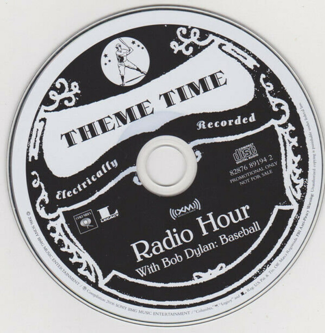 Theme Time Radio Hour With Bob Dylan Baseball Cd 82876 89194 Etsy