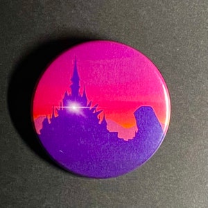 Legend of Zelda: Breath of the Wild- Hyrule Castle Sunset Pinback Button