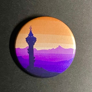 Legend of Zelda: Breath of the Wild- Dawn Sheikah Tower Pinback Button
