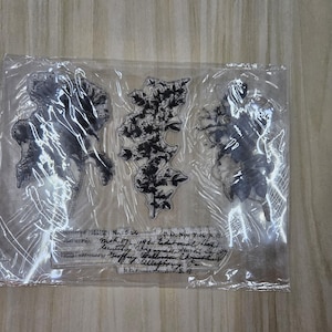 Gothic Floral Clear Stamps - Brand New!